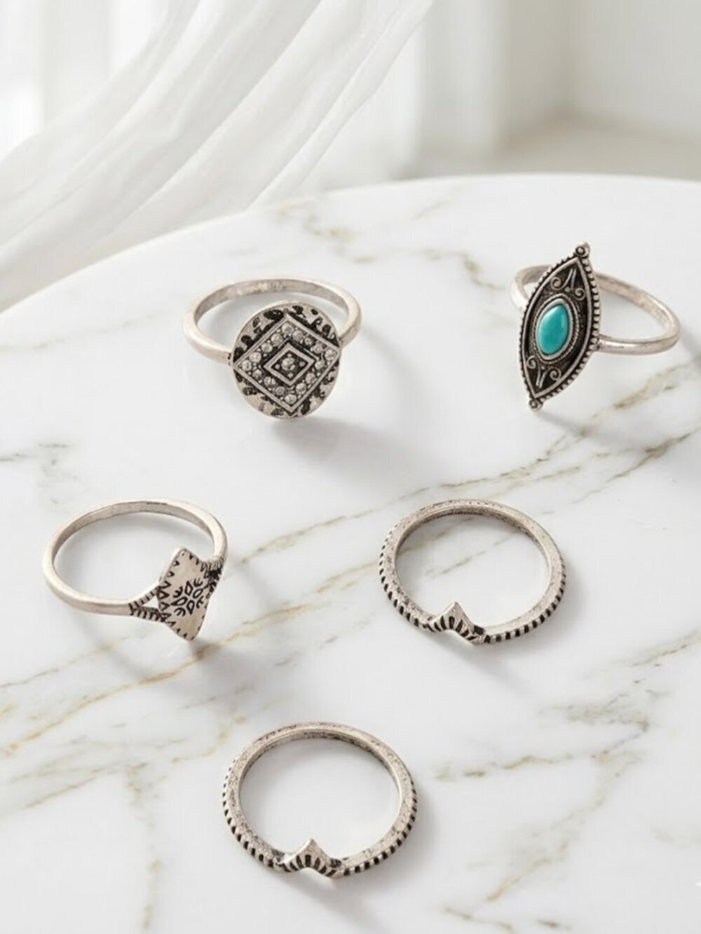 Ladies Stylish Ring Set